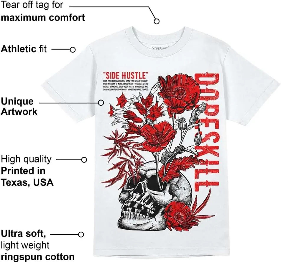 DopeSkill Graphic Tee Streetwear Hip Hop Hypebeast Street Style Unisex T-Shirt Sneaker Colour Matching Shirts Horror Skull