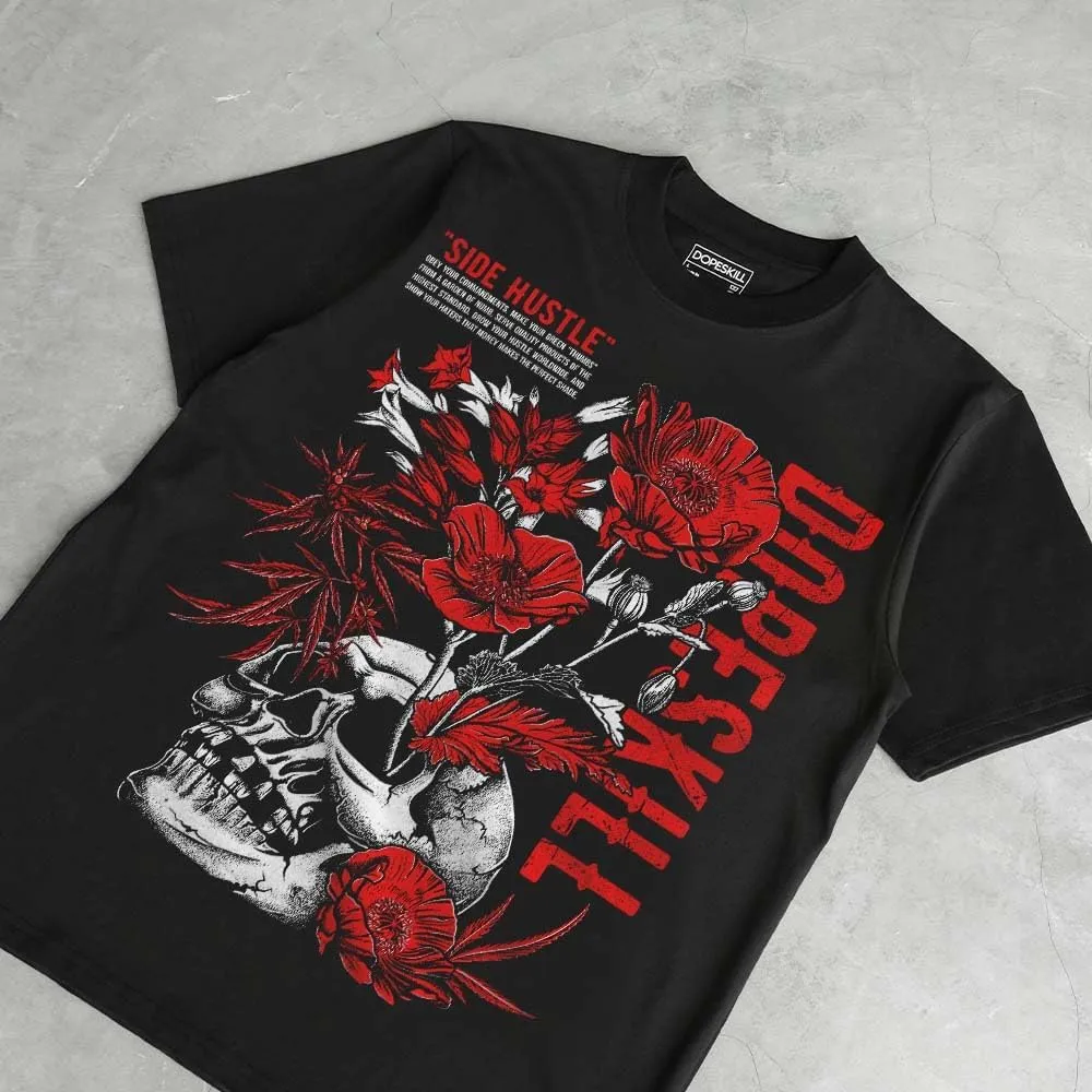 DopeSkill Graphic Tee Streetwear Hip Hop Hypebeast Street Style Unisex T-Shirt Sneaker Colour Matching Shirts Horror Skull