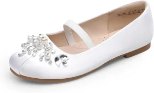 DREAM PAIRS Girls Ballet Flats Flower Shoes Mary Jane Ballerina Flat Dress Shoes for Daily/Wedding/Party