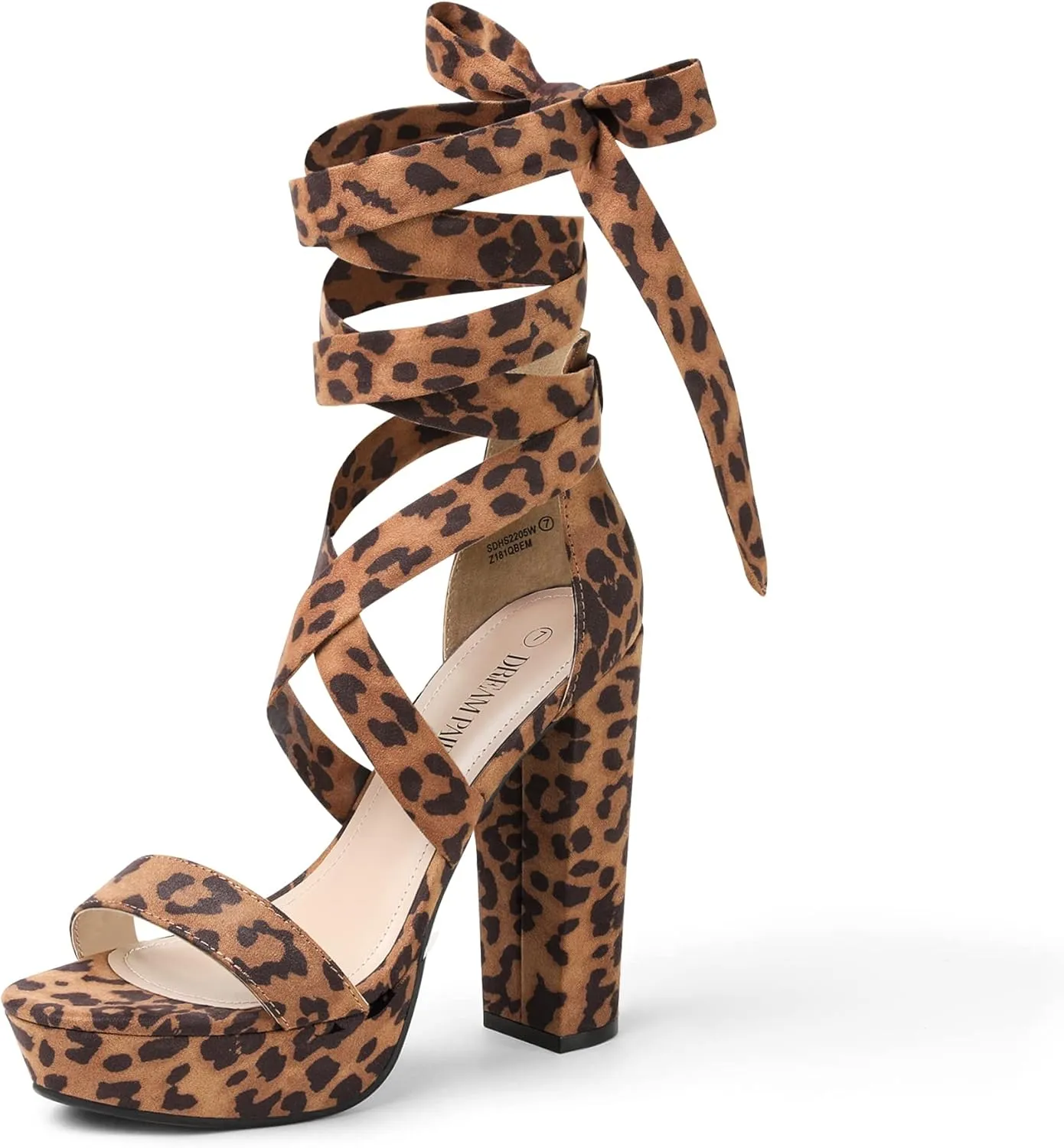 DREAM PAIRS High Heels Chunky Block Platform Heels for Women Strappy Gladiator Sexy Open Toe Heels Dressy Pumps Sandals