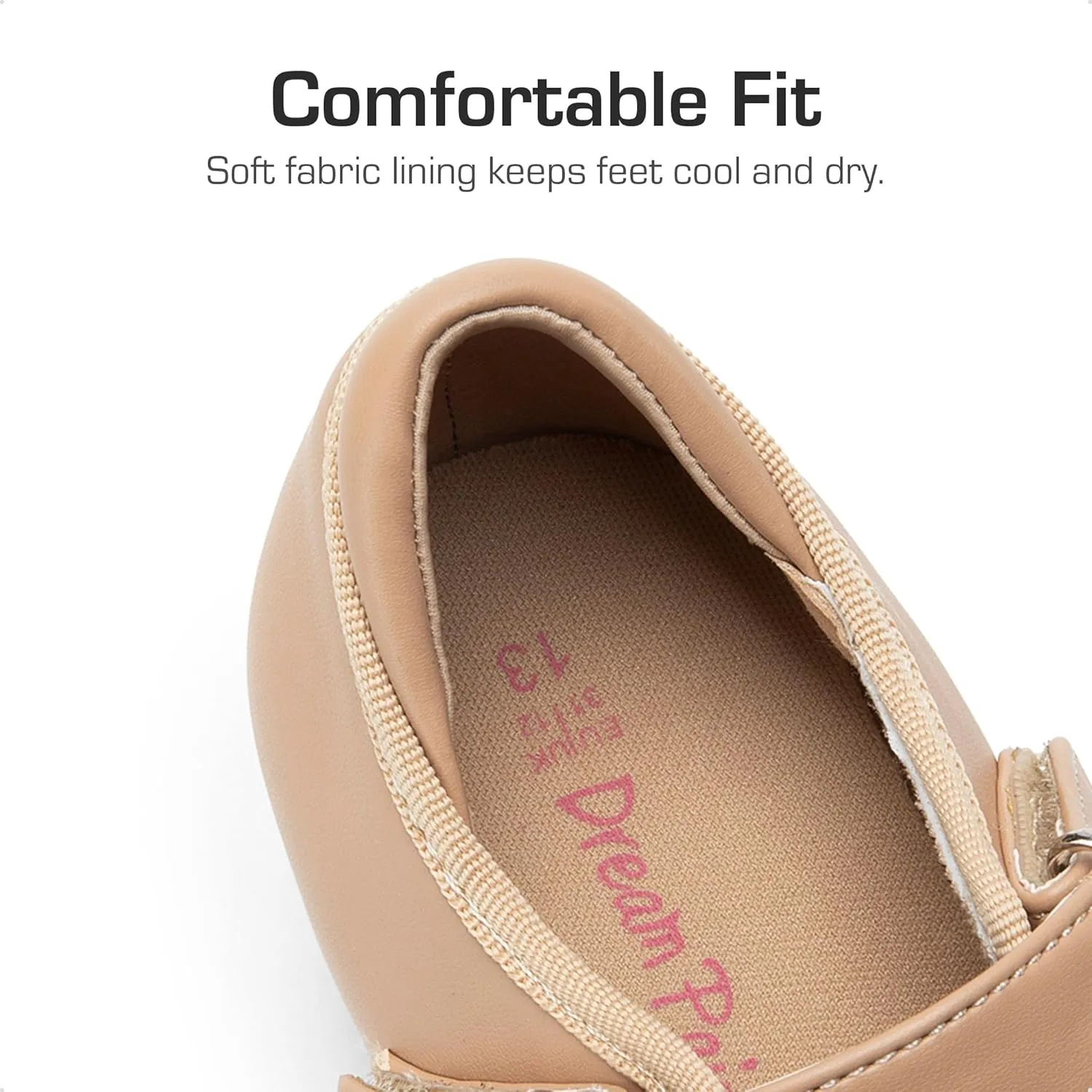 DREAM PAIRS Kids Tap Shoes for Girls Dance Shoes Boys Easy Strap Tap Mary Jane Flats PU Leather for Toddler/Little Kid/Big Kid