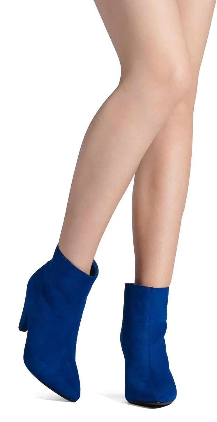 DREAM PAIRS Women's Pointed Toe Ankle Boots High Heel Booties Fashion Zipper Dress Boots