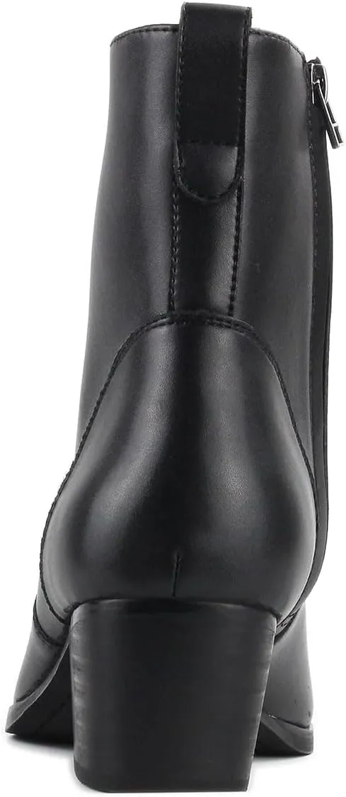 Dress Boot for Men Casual Chelsea Combat Ankle Casual Walking Motorcycle Boots Black