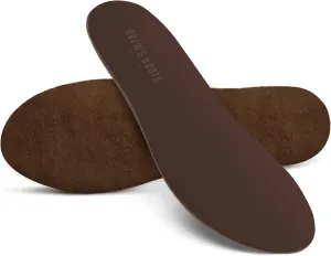 Drew’s Boots Leather Boot Insoles for Men and Women - Shoe Inserts for All-Day Comfort Fit with Moisture and Odor Control - Thick Insoles for Work Boots, Shoes, Sneakers, and Any Footwear