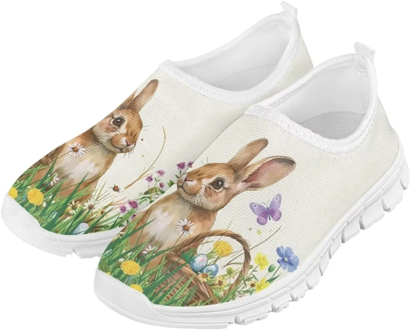 Eater Shoes for Girls Slip On Sneakers Kids Running Shoes Travel Shoes