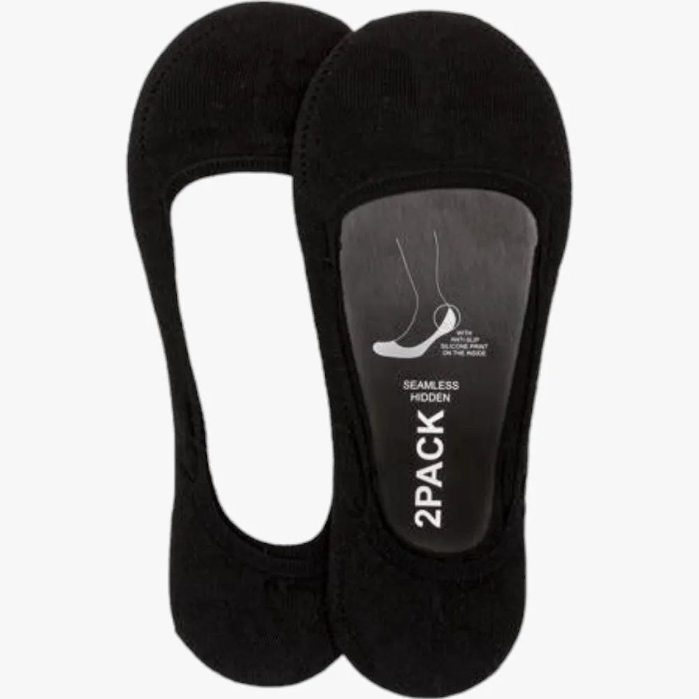 Falke Mens Invisibles 2Pk Socks Black