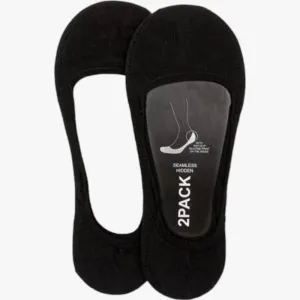 Falke Mens Invisibles 2Pk Socks Black