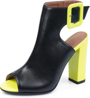 Fashion Peep Toe Booties Womens Cutout Stiletto High Heels