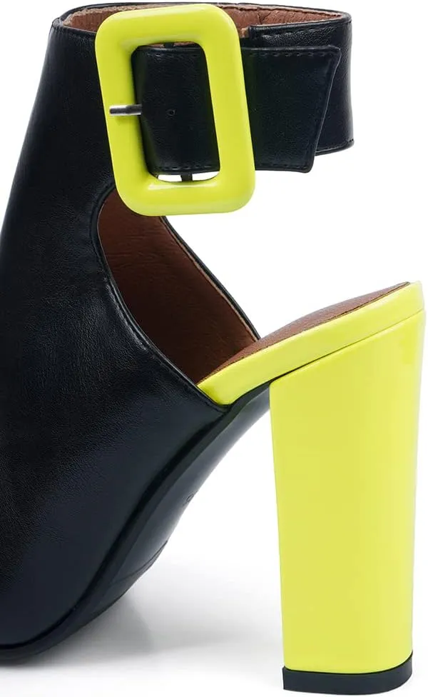 Fashion Peep Toe Booties Womens Cutout Stiletto High Heels