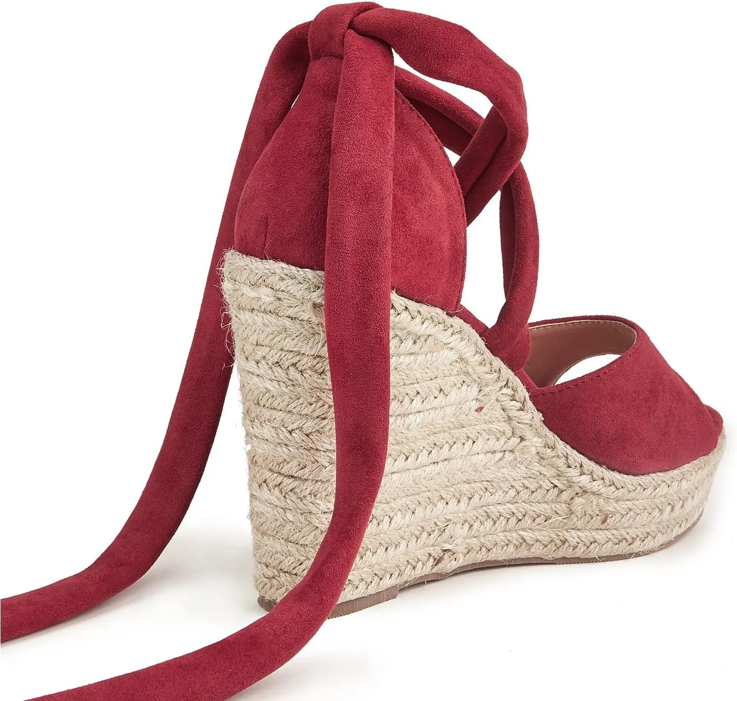 Fashion Woman Bandage Sandals, Women's Hemp Rope Platform & Wedge Sandals, Women Cross Straps Thick Bottom Sandals