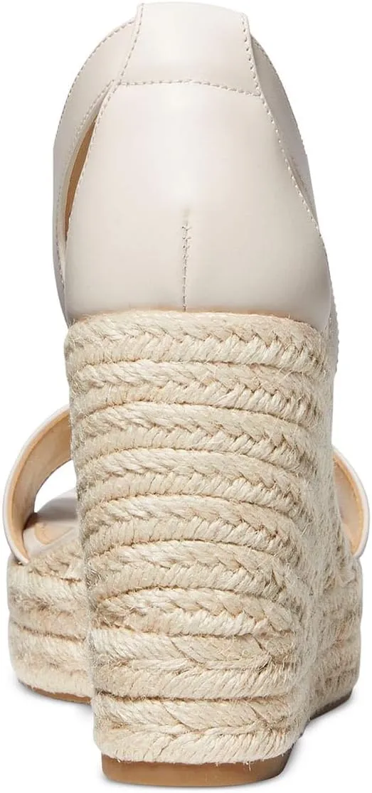 FOWT Women Espadrille Wedge Sandals Platform Open Toe High Heels Hollow Cut Zipper Dressy Shoes Size 4-16 US