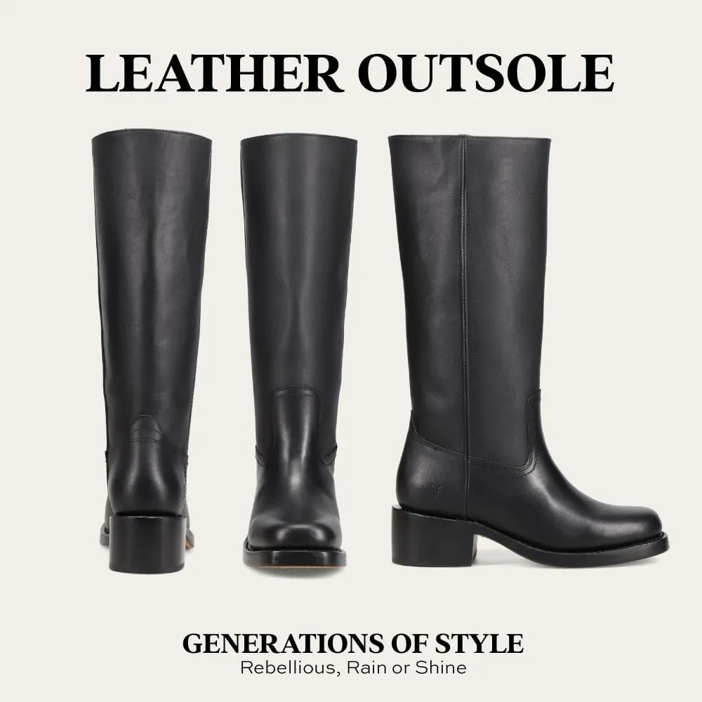 Frye Campus 14L Iconic Tall Boots for Women Crafted from Signature Montana Leather with Genuine Stitch Welt Construction and Stacked Leather Heel
