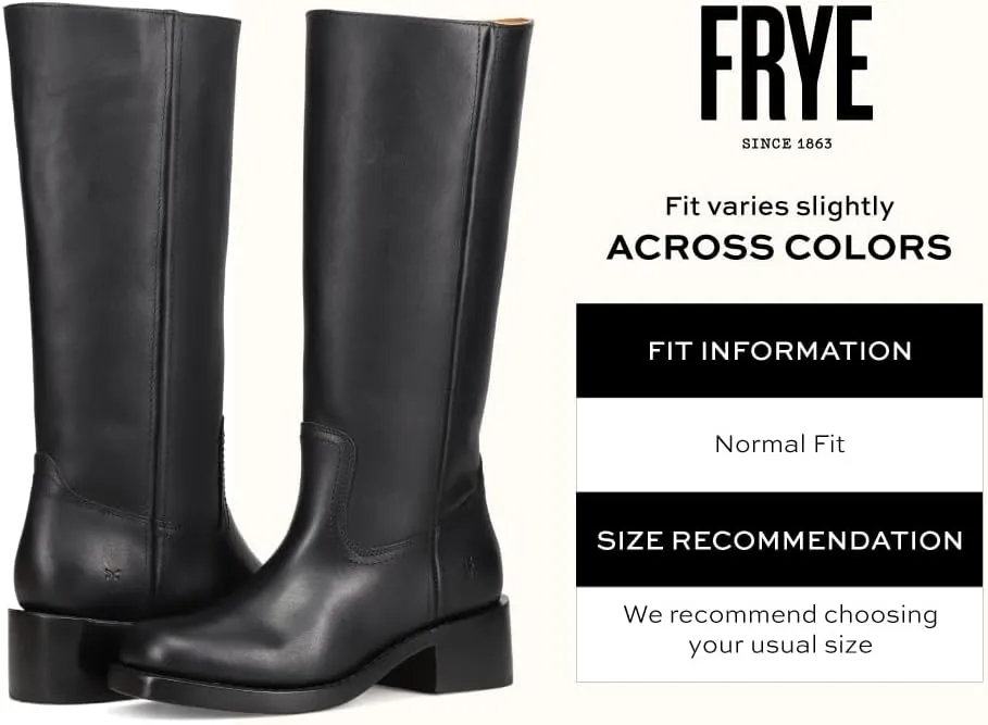 Frye Campus 14L Iconic Tall Boots for Women Crafted from Signature Montana Leather with Genuine Stitch Welt Construction and Stacked Leather Heel