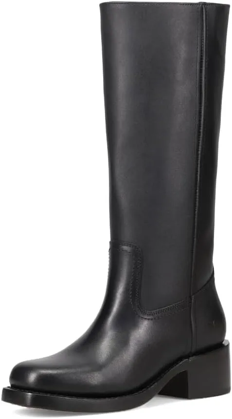 Frye Campus 14L Iconic Tall Boots for Women Crafted from Signature Montana Leather with Genuine Stitch Welt Construction and Stacked Leather Heel