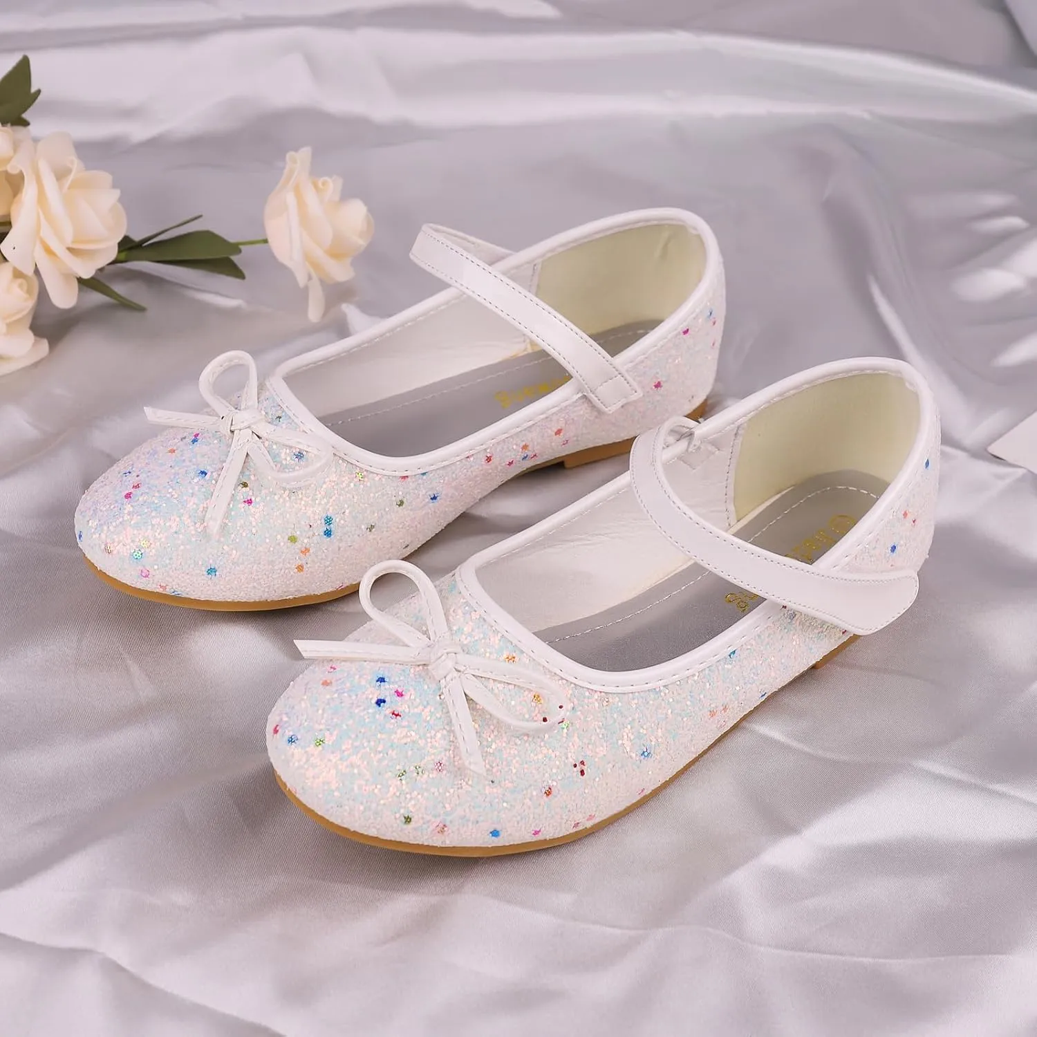 Girls Dress Mary Jane Ballet Flats Low Heels Princess Shoes