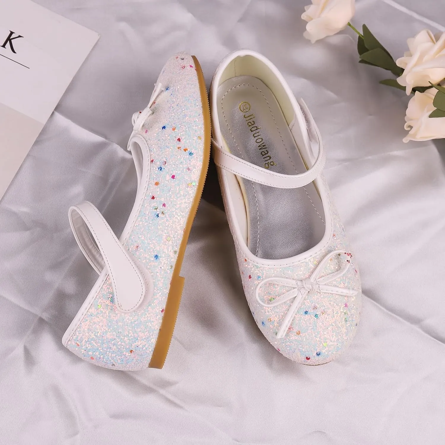 Girls Dress Mary Jane Ballet Flats Low Heels Princess Shoes
