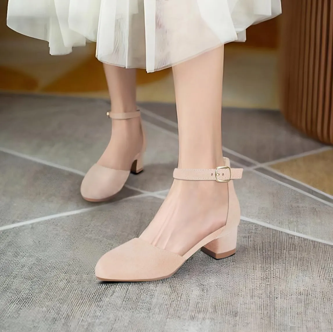 Girls Dress Shoes Princess Ballet Flats Low Heel Mary Jane Glitter Shoes with Elastic Strap for Toddler Little Big Kids