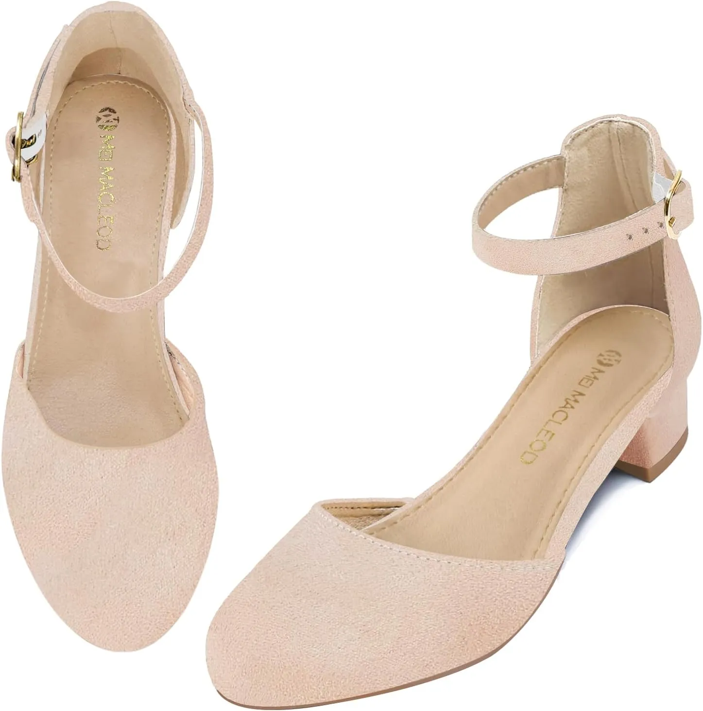 Girls Dress Shoes Princess Ballet Flats Low Heel Mary Jane Glitter Shoes with Elastic Strap for Toddler Little Big Kids