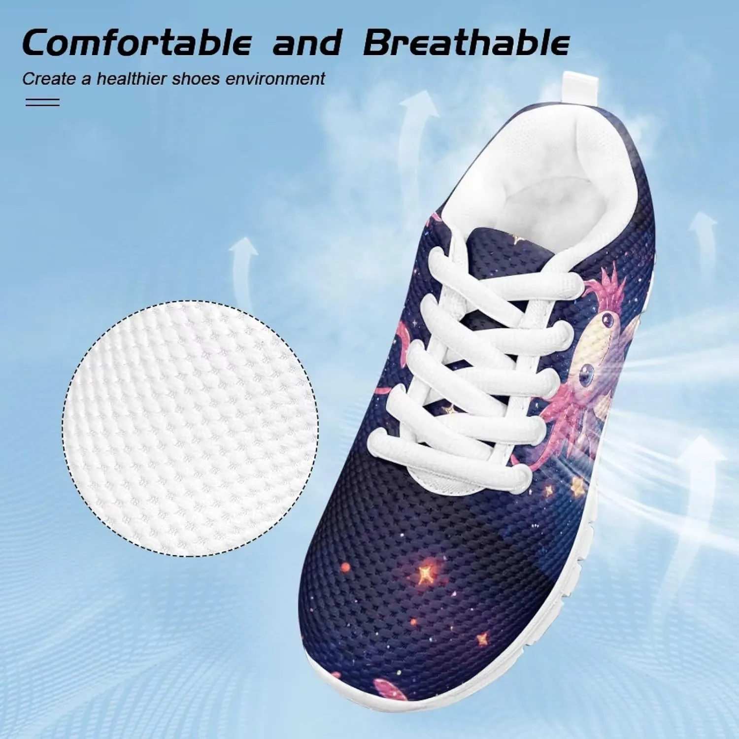 Girls Running Shoes Cute Kids Athletic Shoes Cartoon Animals Sneakers