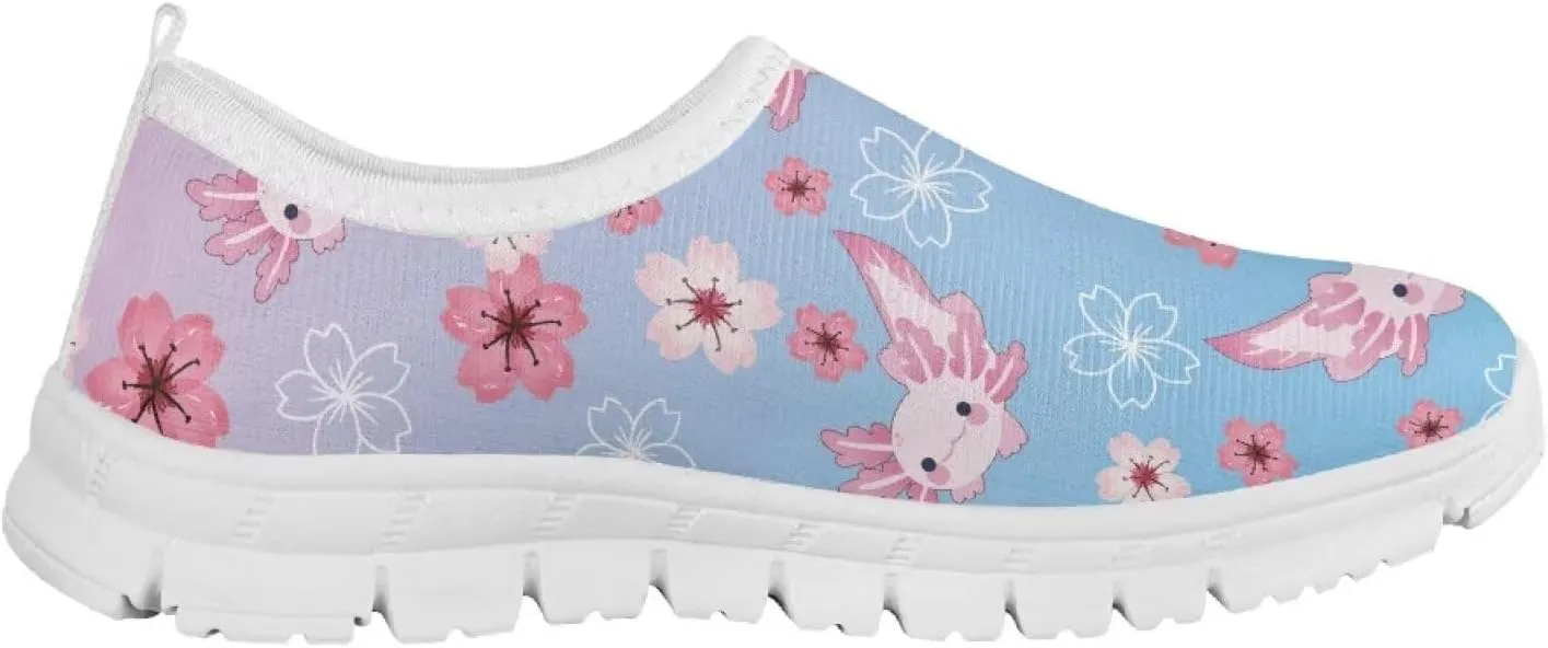 Girls Slip On Sneakers Cute Little Kids Tennis Shoes School Running Shoes