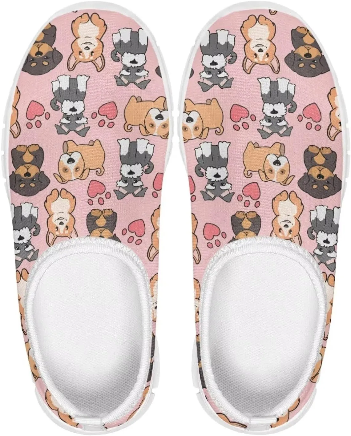 Girls Tennis Shoes Little Kids Slip On Sneakers Trendy Pattern Shoes