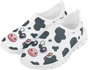 Girls Tennis Shoes Little Kids Slip On Sneakers Trendy Pattern Shoes