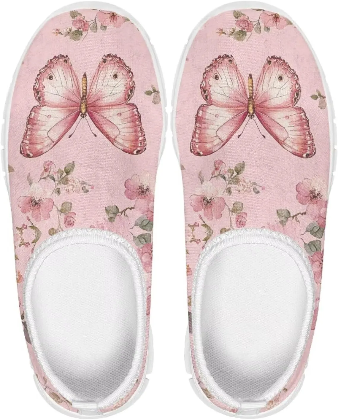 Girls Tennis Shoes Little Kids Slip On Sneakers Trendy Pattern Shoes