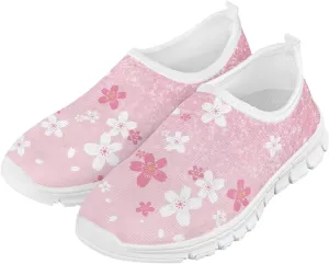 Girls Tennis Shoes Little Kids Slip On Sneakers Trendy Pattern Shoes