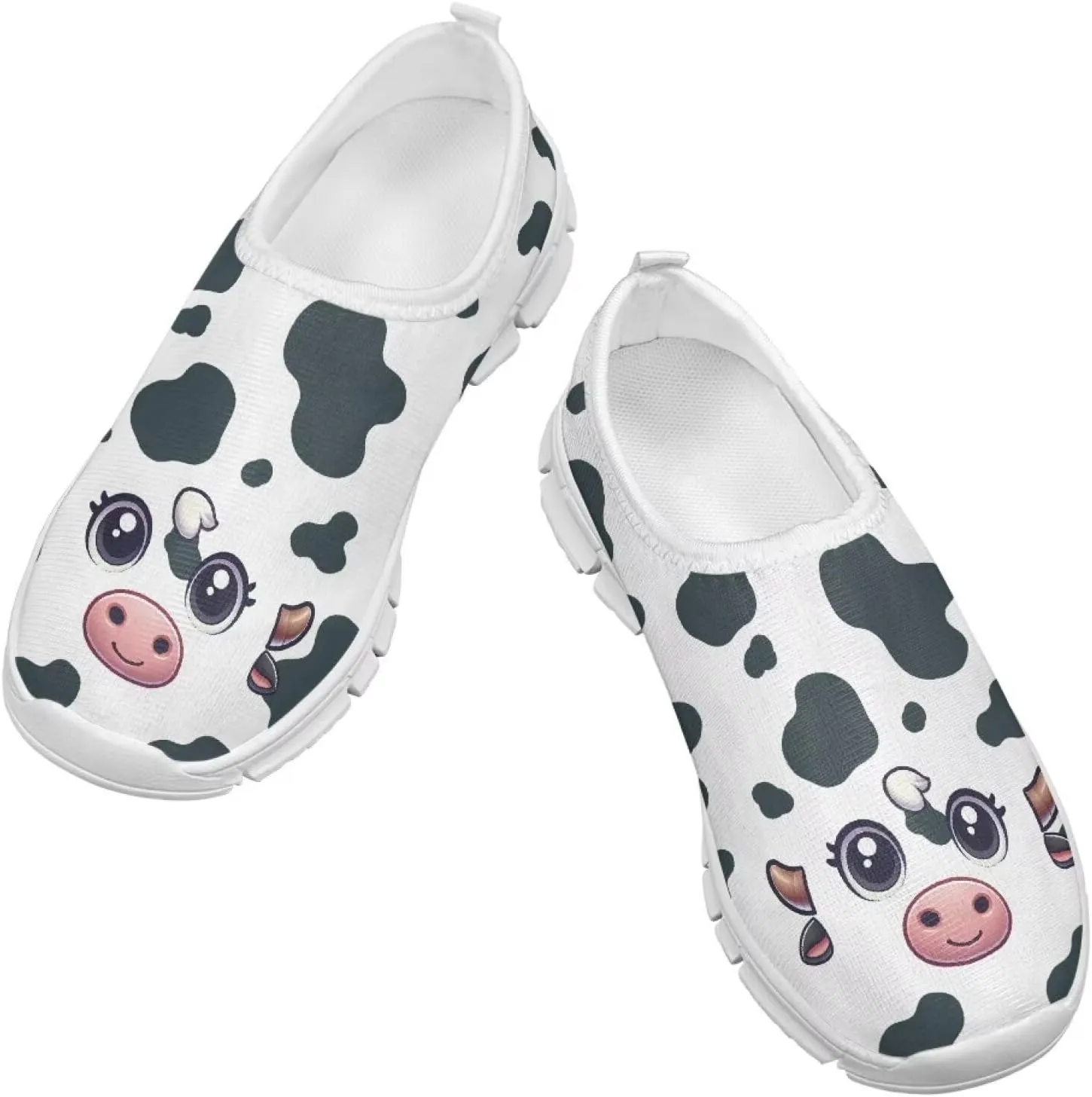 Girls Tennis Shoes Little Kids Slip On Sneakers Trendy Pattern Shoes