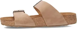 HAFLINGER Andrea Elegant Leather Sandals with Rubber Sole and Cork Latex Footbed Unisex