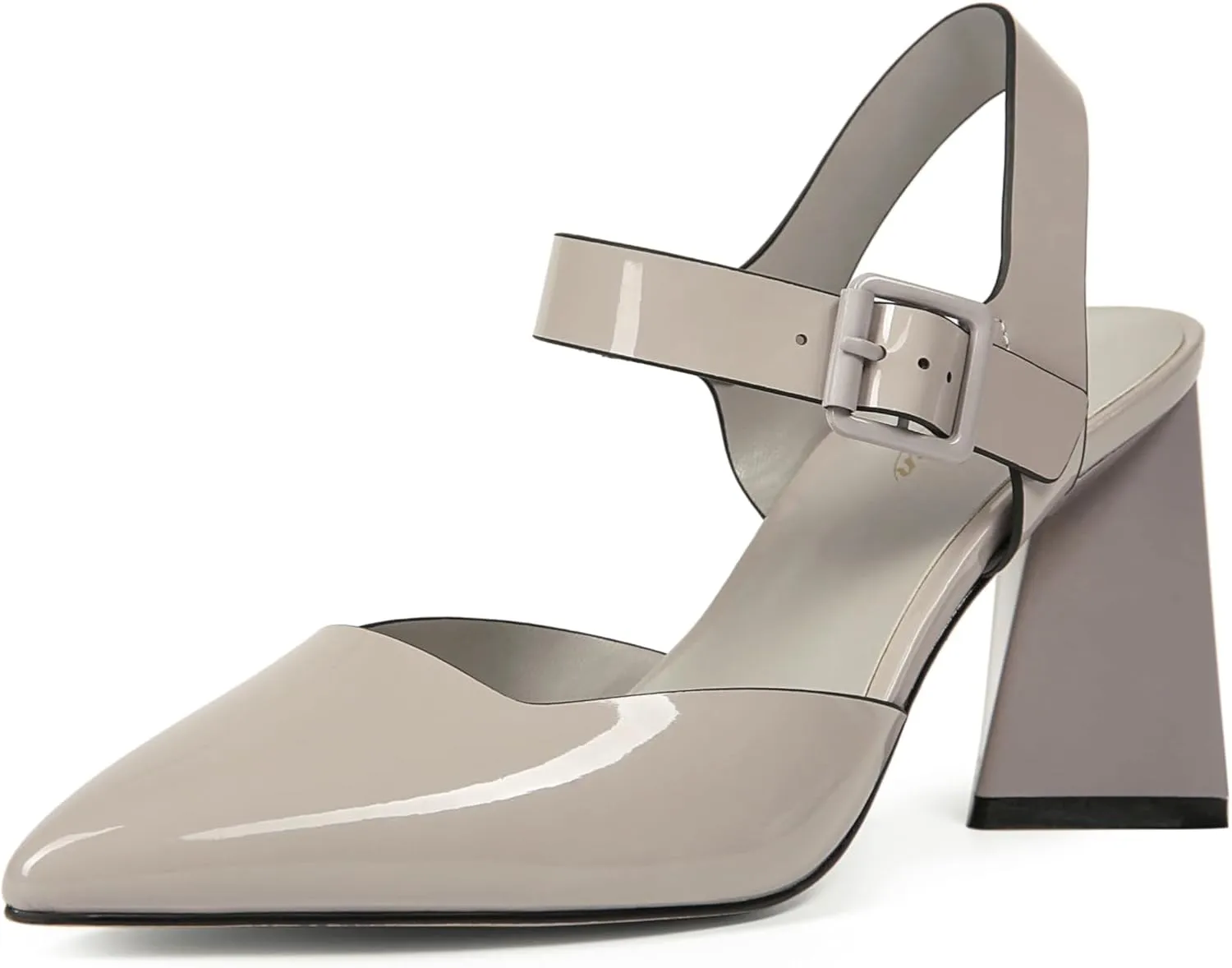 Heeled Sandals for Women Slingback Block Heels Elegant Ankle Strap Chunky High Heel Sandals Shoes