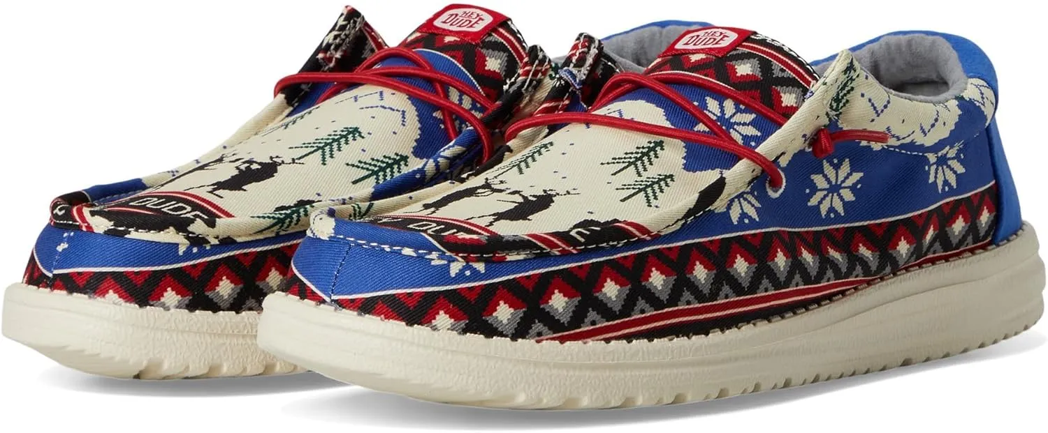Hey Dude Men's Wally Holiday Cheers Sneaker