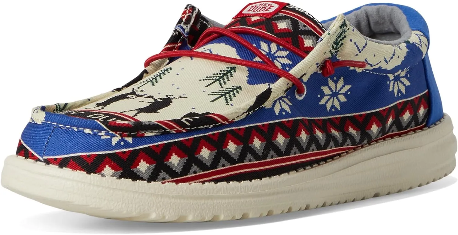 Hey Dude Men's Wally Holiday Cheers Sneaker