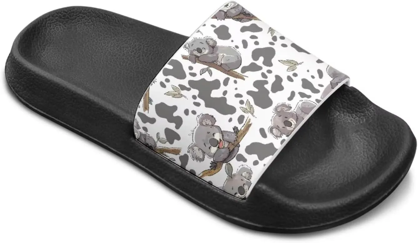 Howilath Kids Slide Sandal Non-Slip Open Toe Slippers Quick Dry Beach Shoes Unisex Child Summer Sandals