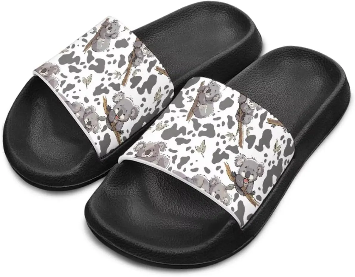 Howilath Kids Slide Sandal Non-Slip Open Toe Slippers Quick Dry Beach Shoes Unisex Child Summer Sandals