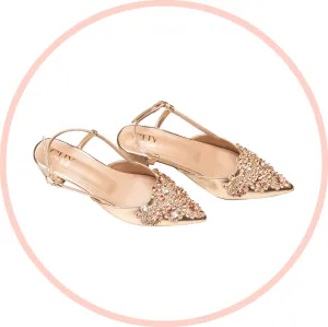 JADORE GOLD MULES