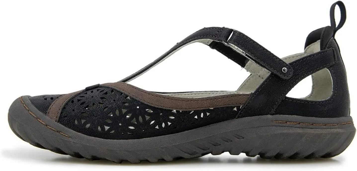 Jambu Women's Daffodil Comfort Casual Classic Mary Jane T-Strap Flats Fashion Shoes