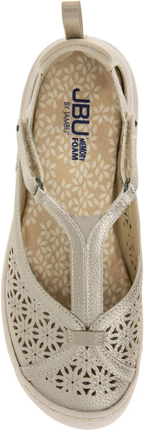 Jambu Women's Daffodil Comfort Casual Classic Mary Jane T-Strap Flats Fashion Shoes