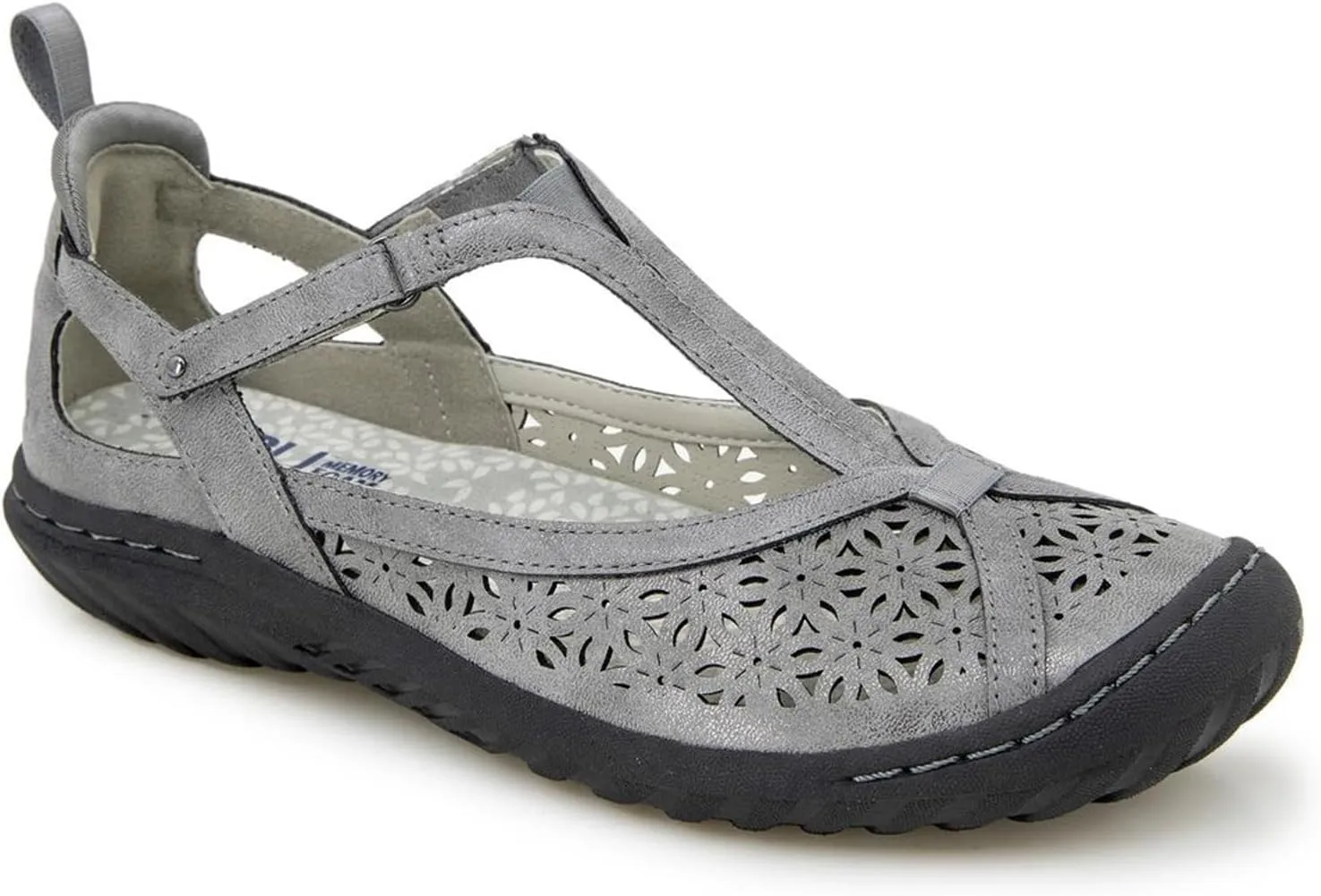 Jambu Women's Daffodil Comfort Casual Classic Mary Jane T-Strap Flats Fashion Shoes