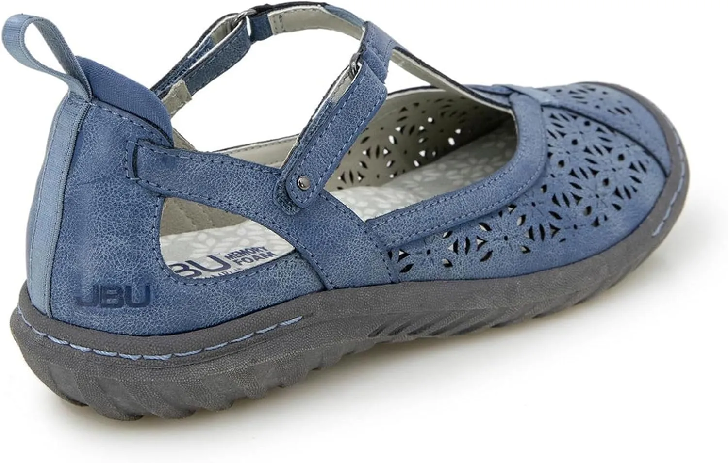 Jambu Women's Daffodil Comfort Casual Classic Mary Jane T-Strap Flats Fashion Shoes