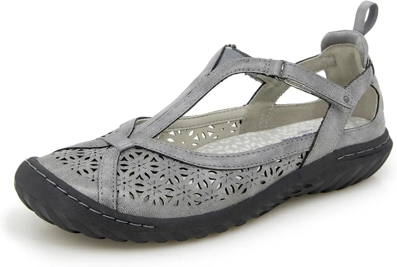 Jambu Women's Daffodil Comfort Casual Classic Mary Jane T-Strap Flats Fashion Shoes