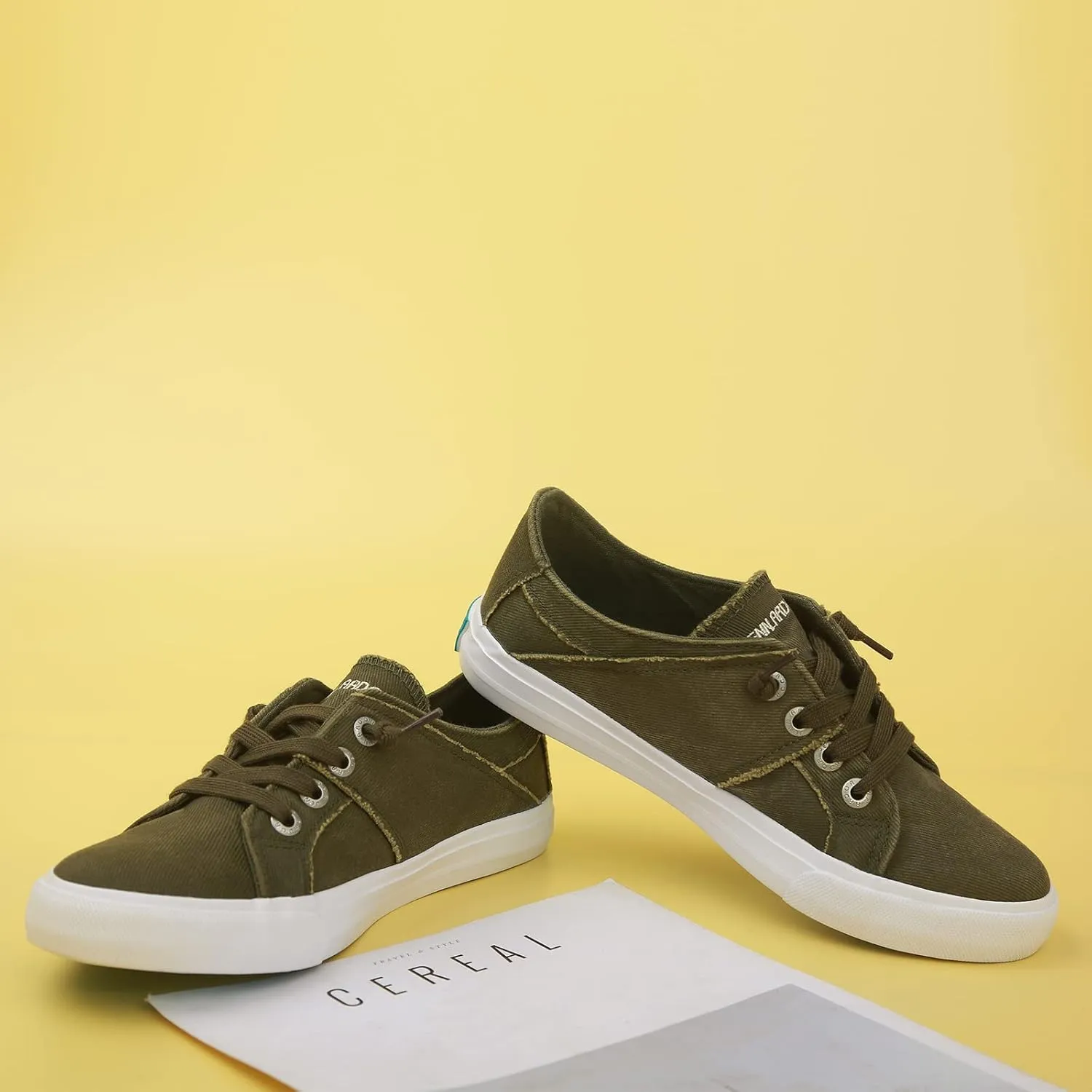 JENN ARDOR Women’s Fashion Sneakers Slip On Shoes Women Sneakers Canvas Shoes Womens Tennis Comfortable Walking Flats for Womens Casual Shoes