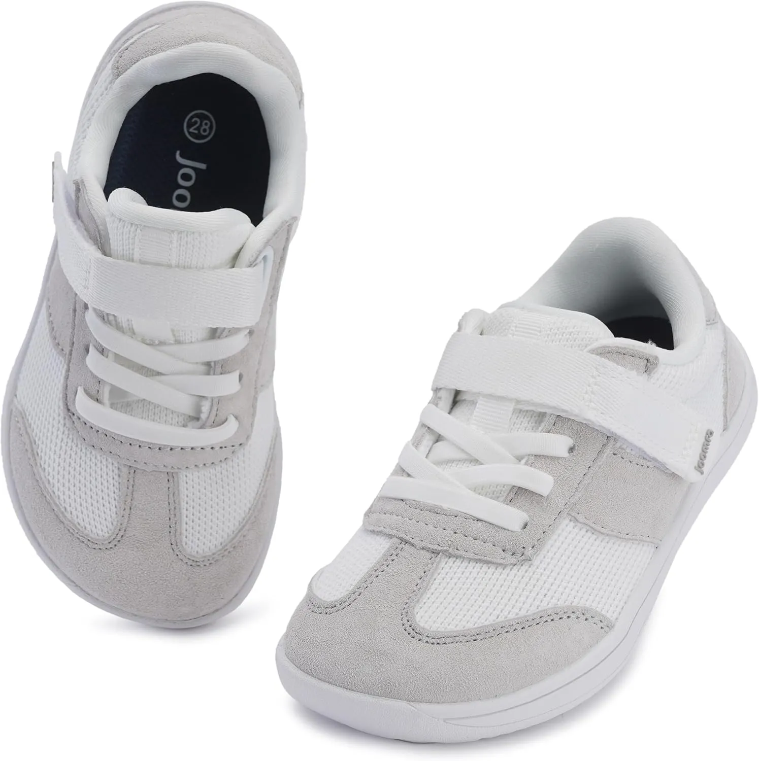 Joomra Toddler/Little Kid Wide Barefoot Shoes | Splay Naturally Minimalist Sneakers for Boys Girls | Zero Drop Sole