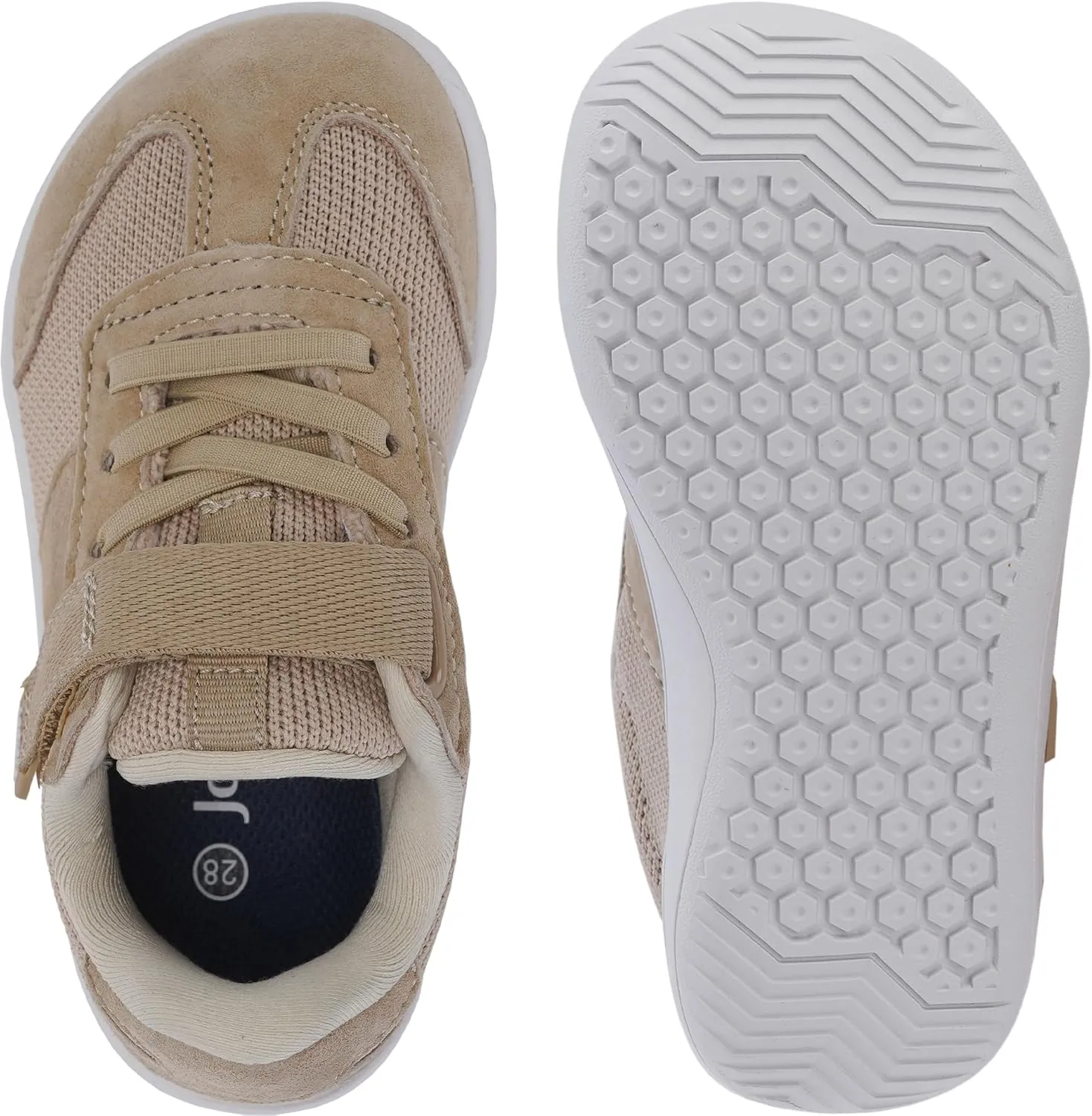Joomra Toddler/Little Kid Wide Barefoot Shoes | Splay Naturally Minimalist Sneakers for Boys Girls | Zero Drop Sole
