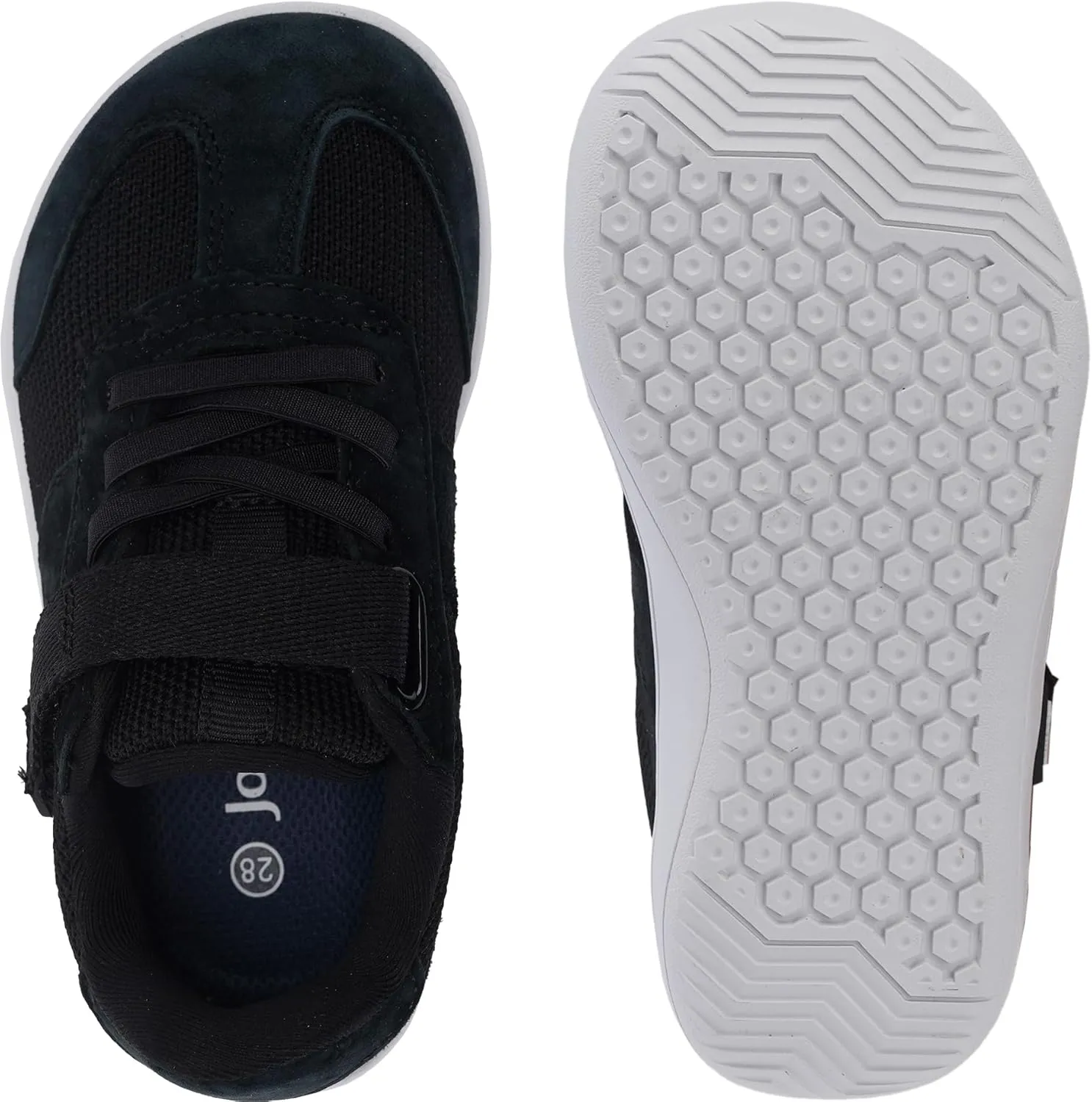 Joomra Toddler/Little Kid Wide Barefoot Shoes | Splay Naturally Minimalist Sneakers for Boys Girls | Zero Drop Sole