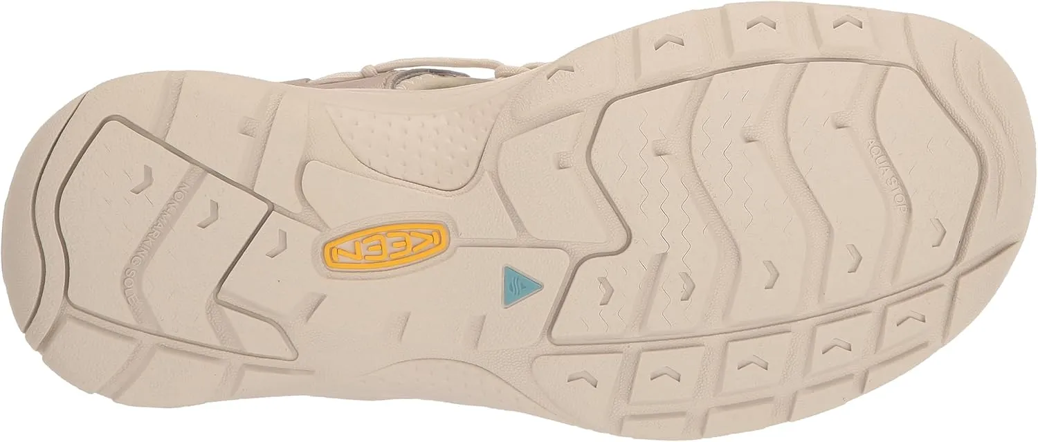 KEEN Women's Uneek Astoria Breathable Lifted Heel Two Cord Casual Water Sandals