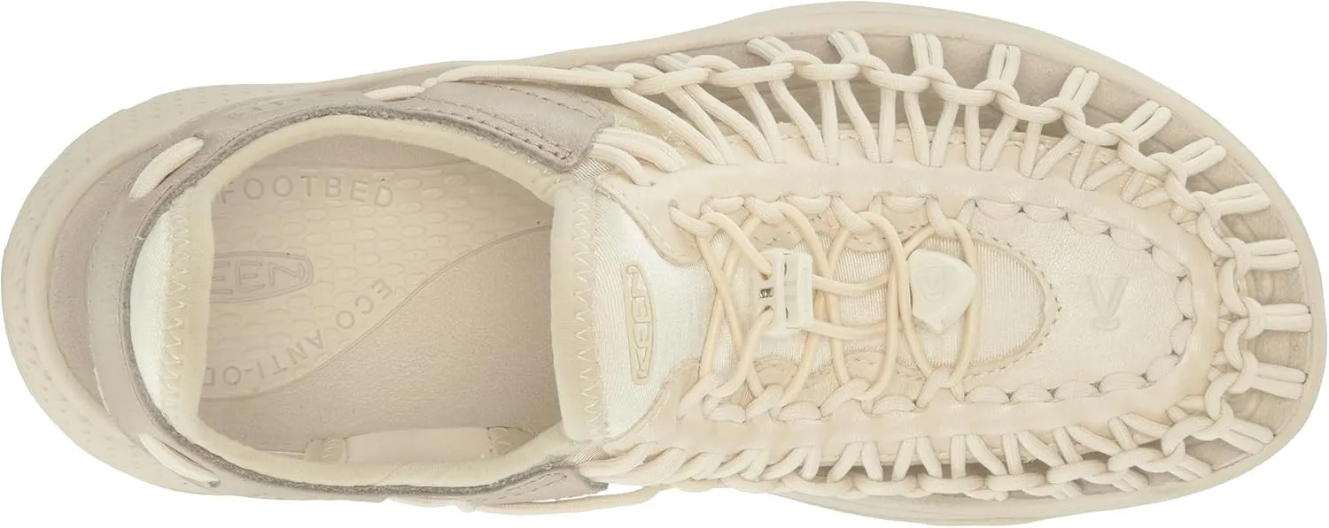 KEEN Women's Uneek Astoria Breathable Lifted Heel Two Cord Casual Water Sandals