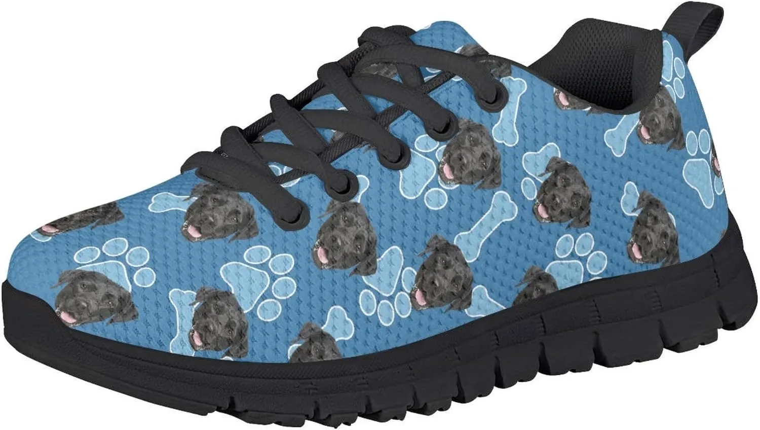 Kids Lightweight Breathable Walking Shoes Girls Washable Athletic Running Shoes Fashion Lace-up Sneaker