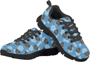 Kids Lightweight Breathable Walking Shoes Girls Washable Athletic Running Shoes Fashion Lace-up Sneaker