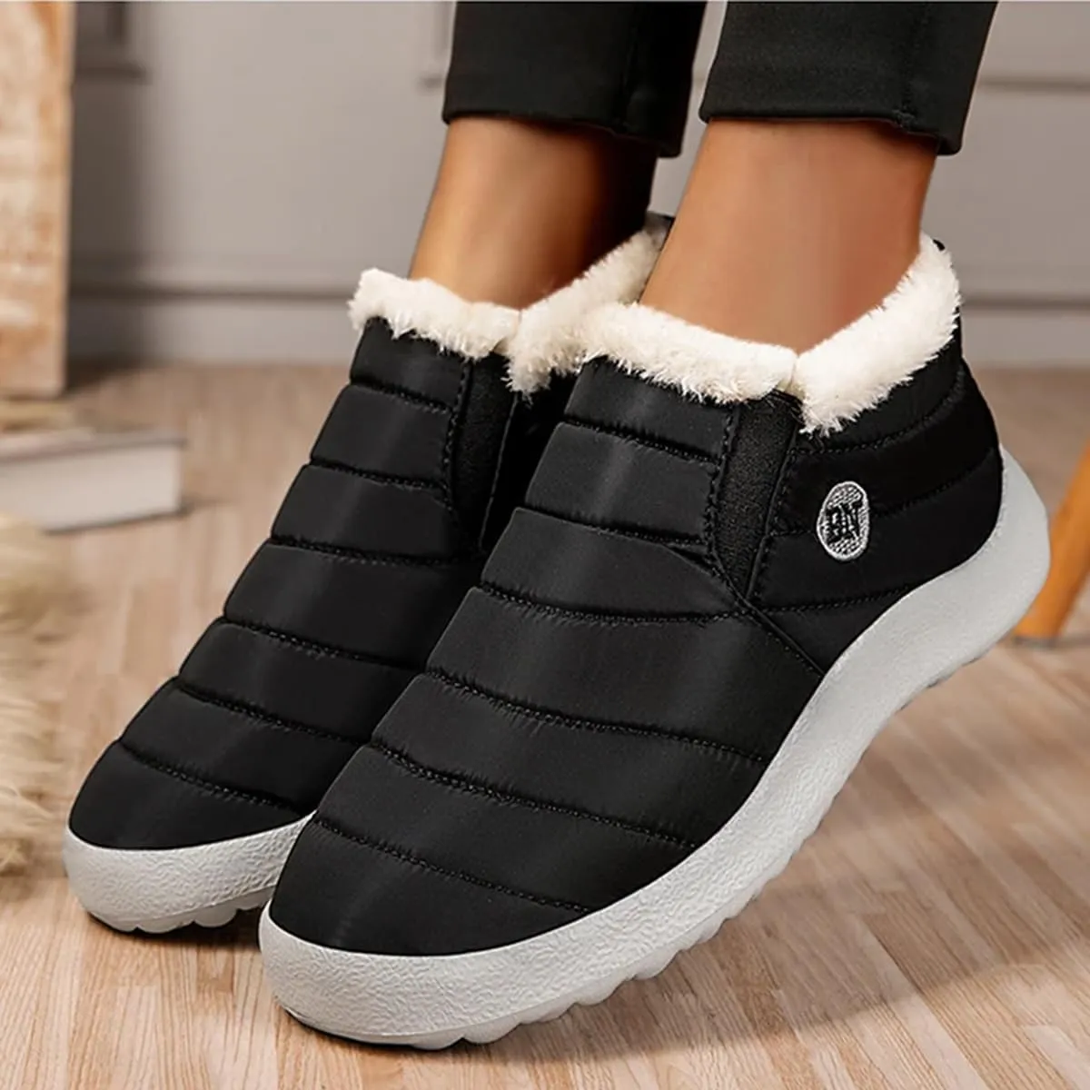 kuker Indicativey Snow Boots, Womens Winter Waterproof Thermal Boots, Indicativey Boots Outdoor Waterproof Snow Anti-Slip